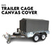 Buy 8X5 BOX TRAILER CAGE CANVAS COVER (600mm) Thick Rip Resistant Waterproof discounted | Products On Sale Australia