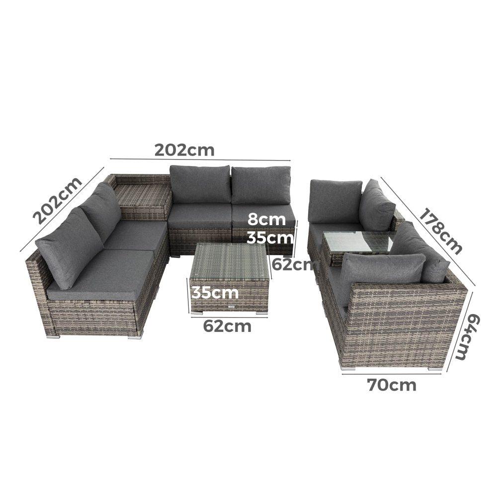 Buy 9-Piece Outdoor Setting discounted | Products On Sale Australia