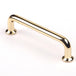 Buy 96mm Polished gold Furniture Kitchen Bathroom Cabinet Handles Drawer Bar Handle Pull Knob discounted | Products On Sale Australia