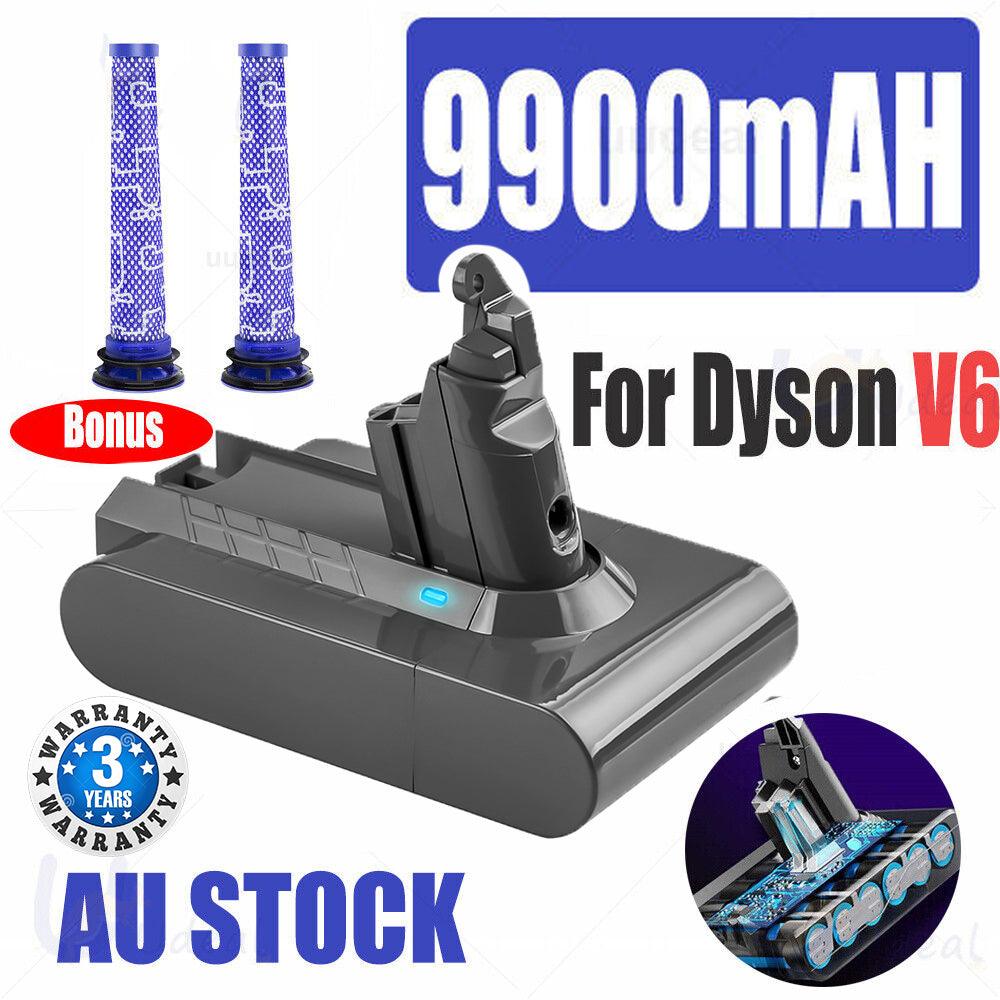 Buy 9900MAH For Dyson V6 Battery SV03 SV04 SV09 DC58 DC59 DC61 DC62 DC74 v6 Animal discounted | Products On Sale Australia