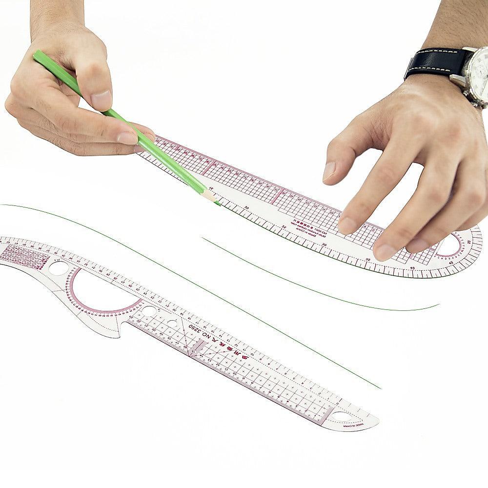 Buy 9pc French Curve Ruler Set DIY Sewing Pattern Measuring Tool for Dressmaker discounted | Products On Sale Australia