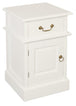 Buy Tasmania 1 Solid Door 1 Drawer Bedside (White) discounted | Products On Sale Australia