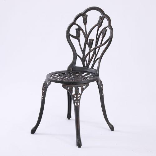 Buy 2 Seater Dominique Cast Aluminium Bistro Set discounted | Products On Sale Australia