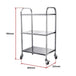 Buy 3 Tiers Food Trolley Cart Stainless Steel Utility Kitchen Dining Service discounted | Products On Sale Australia