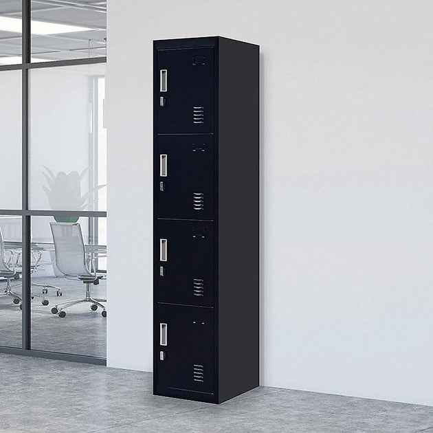 4-Door Vertical Locker for Office Gym Shed School Home Storage Products On Sale Australia | Furniture > Office Category