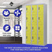 Buy 12-Door Locker for Office Gym Shed School Home Storage - 3-Digit Combination Lock discounted | Products On Sale Australia