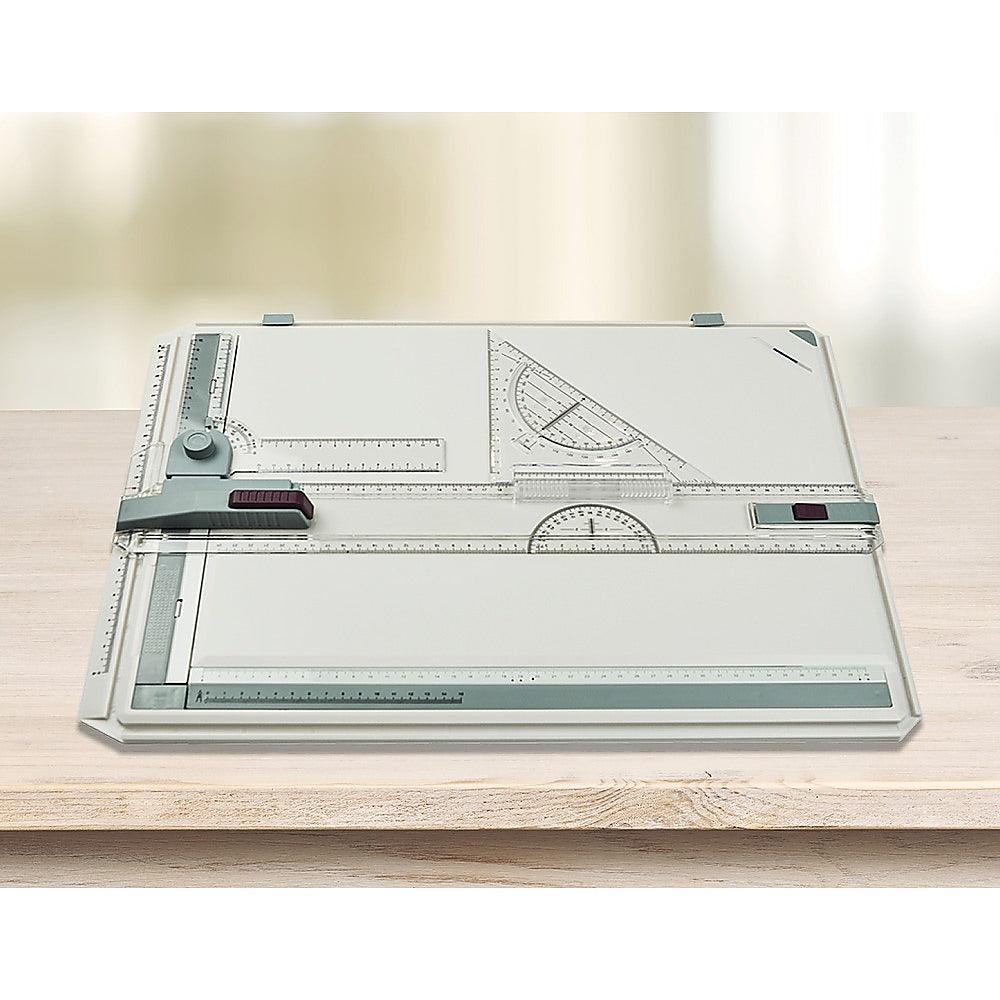 Buy A3 Drawing Board Table with Parallel Motion and Adjustable Angle Drafting discounted | Products On Sale Australia