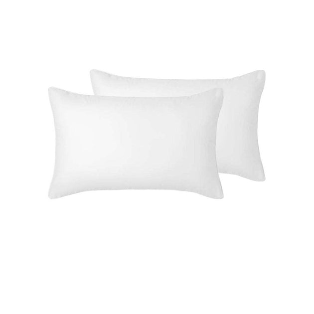 Buy Accessorize Pair of White Piped Hotel Deluxe Cotton Standard Pillowcases discounted | Products On Sale Australia