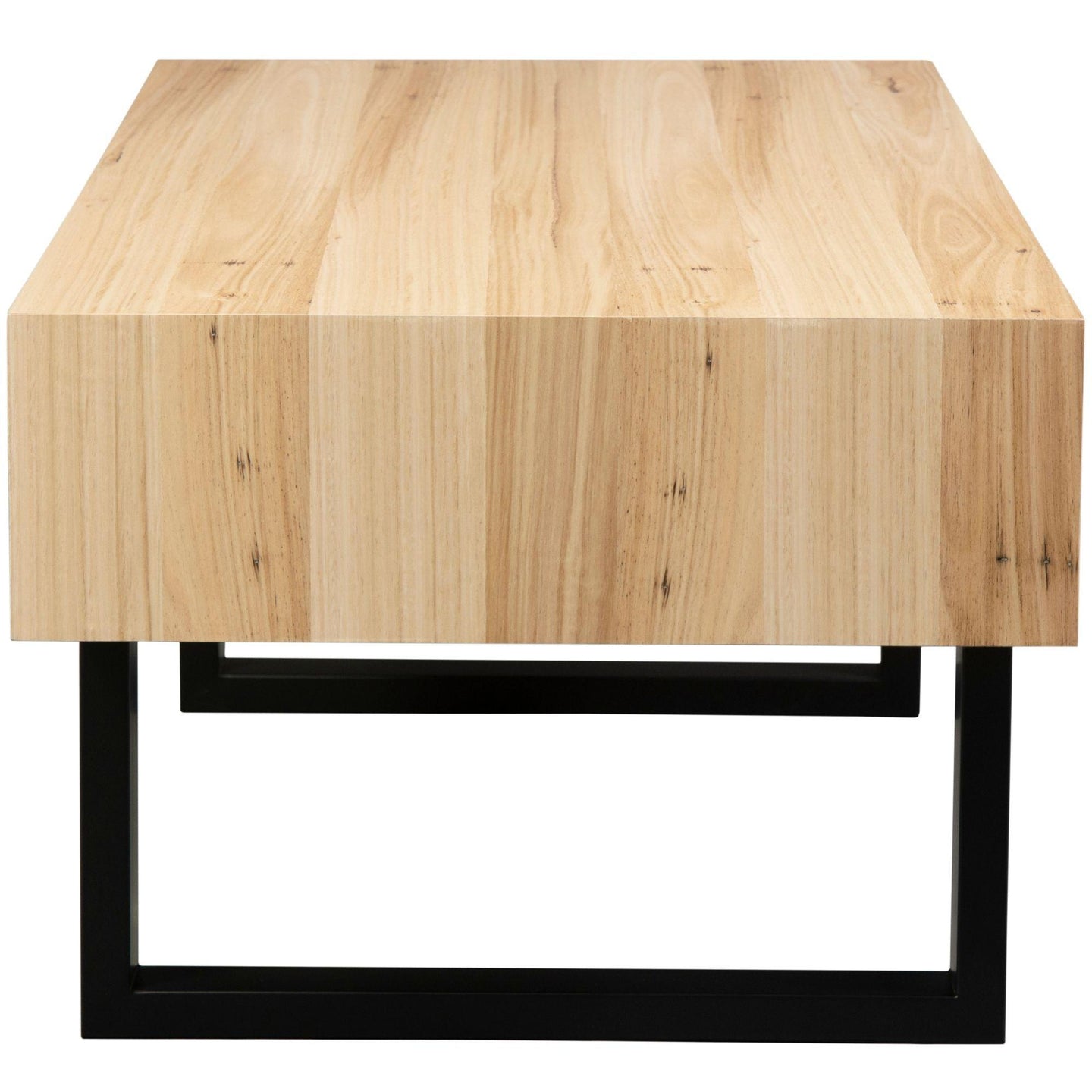 Buy Aconite Coffee Table 120cm 2 Drawers Solid Messmate Timber Wood - Natural discounted | Products On Sale Australia