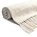 Buy Acrylic Chenille Tassel Knitted Blanket Bed Sofa Throw Rug 150 x 200 cm (White) discounted | Products On Sale Australia