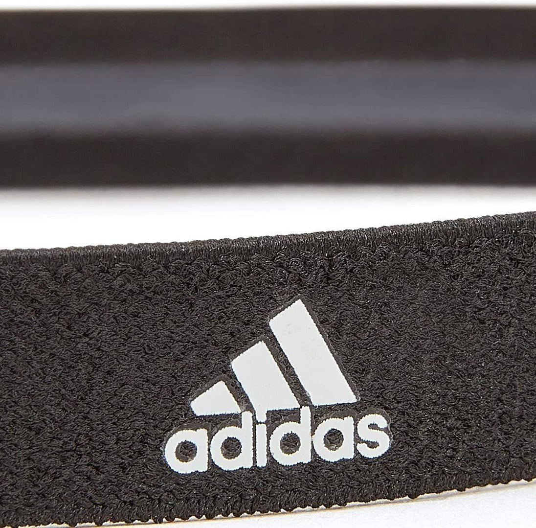 Buy Adidas 3-Pack Sports Hair Bands Taining Stretch Headband - Black/Grey/Burgundy discounted | Products On Sale Australia