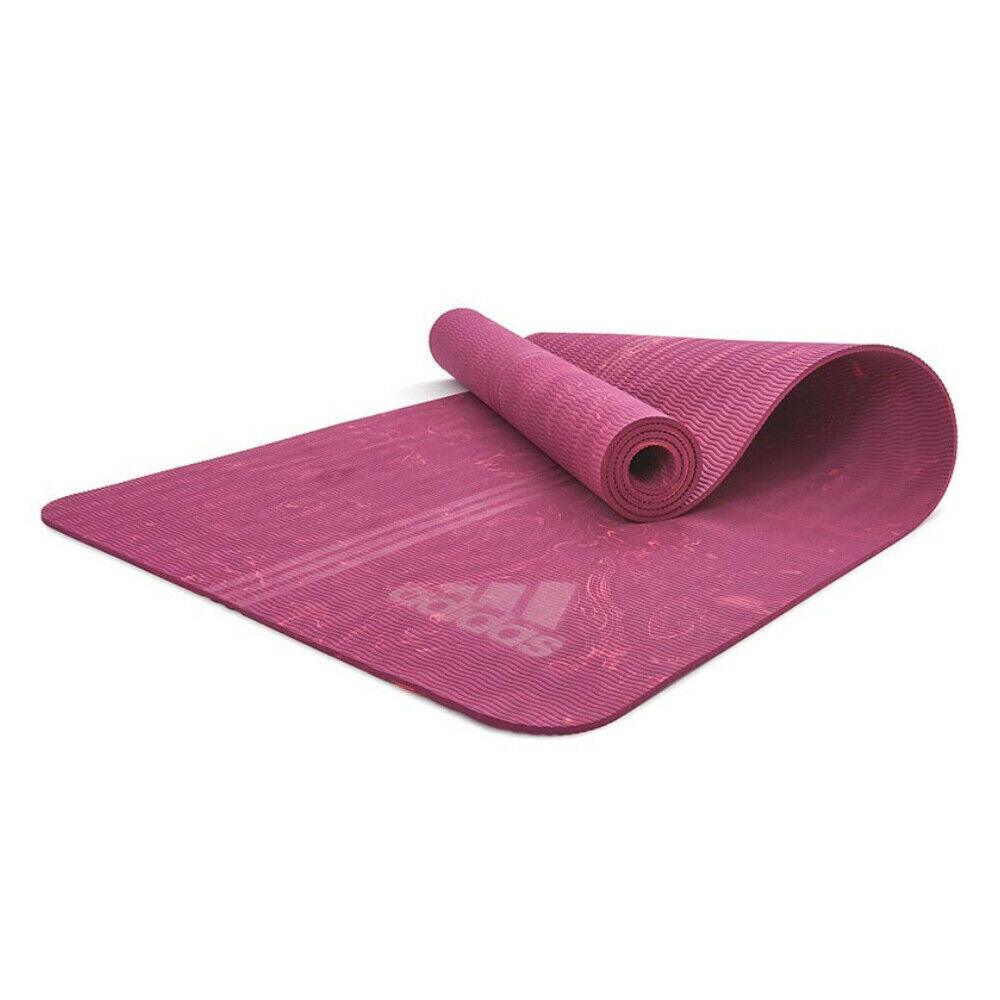 Buy Adidas Premium 5mm Camo Sports Home/Gym Fitness Exercise Yoga Mat Power Berry discounted | Products On Sale Australia