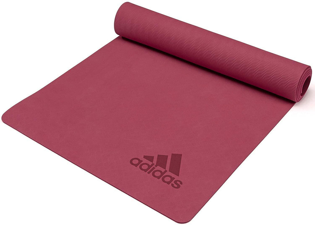 Buy Adidas Premium Yoga Mat 5mm Exercise Training Floor Gym Fitness Pilates - Mystery Ruby discounted | Products On Sale Australia