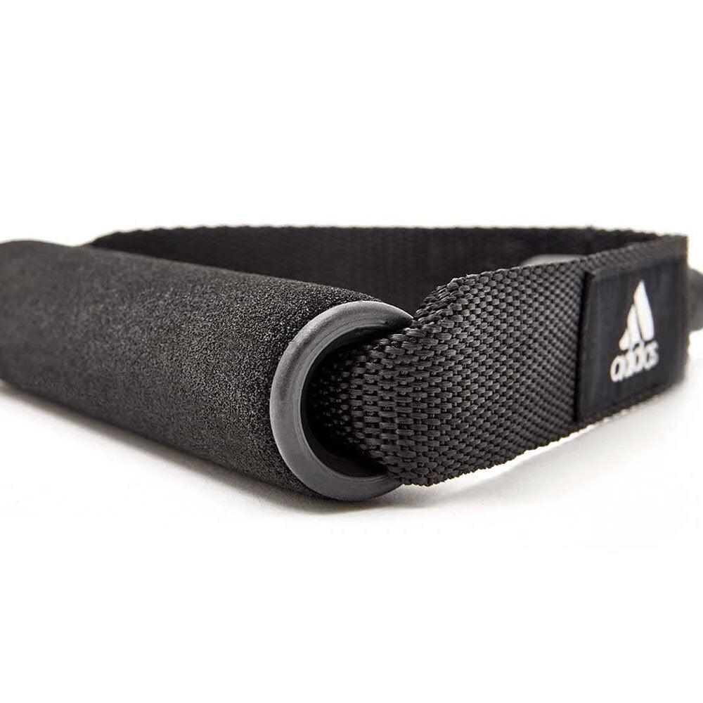 Buy Adidas Resistance Tube Level 2 Band Elastic Yoga Fitness Gym Strap - Grey/Black discounted | Products On Sale Australia