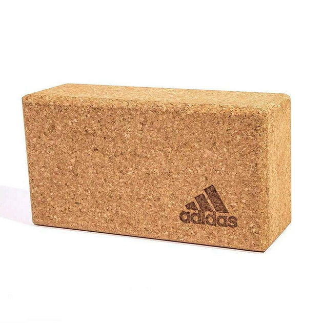 Adidas Yoga Cork Block Home Gym Fitness Exercise Pilates Tool Brick - Brown Products On Sale Australia | Sports & Fitness > Fitness Accessories Category
