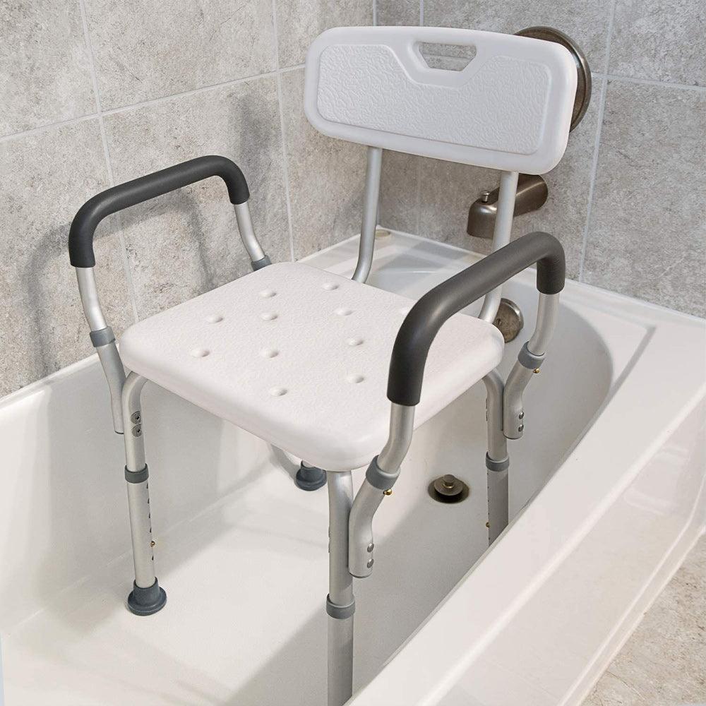 Buy Adjustable Medical Shower Chair Portable Stool Mobility bathtub chair discounted | Products On Sale Australia