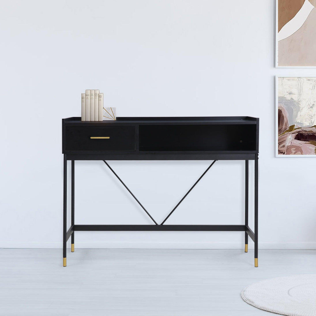 Buy ALCONA Console Table In Matte Black discounted | Products On Sale Australia