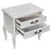 Buy Alice Bedside Table 2 Drawers Storage Cabinet Side End Tables Distressed White discounted | Products On Sale Australia