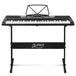 Buy Alpha 61 Keys Electronic Piano Keyboard Digital Electric w/ Stand Sound Speaker discounted | Products On Sale Australia