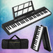 Buy Alpha 61 Keys Foldable Electronic Piano Keyboard Digital Electric w/ Carry Bag discounted | Products On Sale Australia