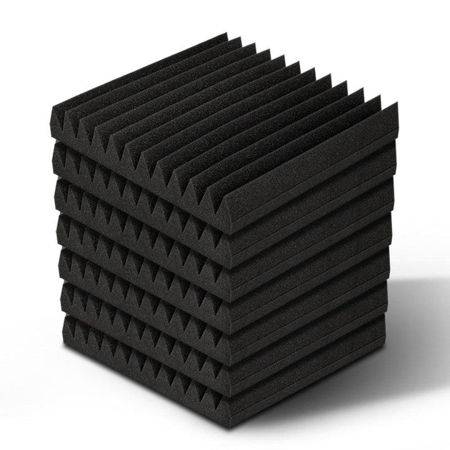 Buy Alpha Acoustic Foam 20pcs 30x30x5cm Sound Absorption Proofing Panel Studio Wedge discounted | Products On Sale Australia