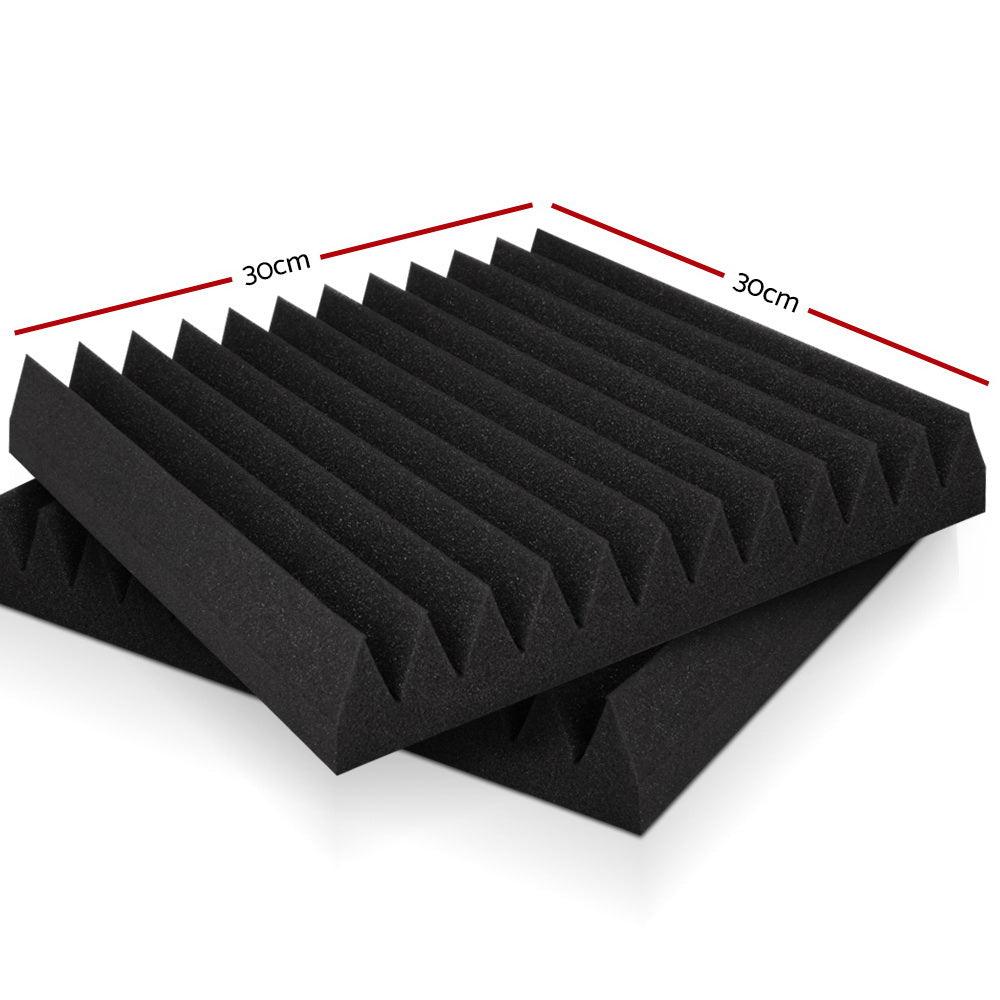 Buy Alpha Acoustic Foam 20pcs 30x30x5cm Sound Absorption Proofing Panel Studio Wedge discounted | Products On Sale Australia