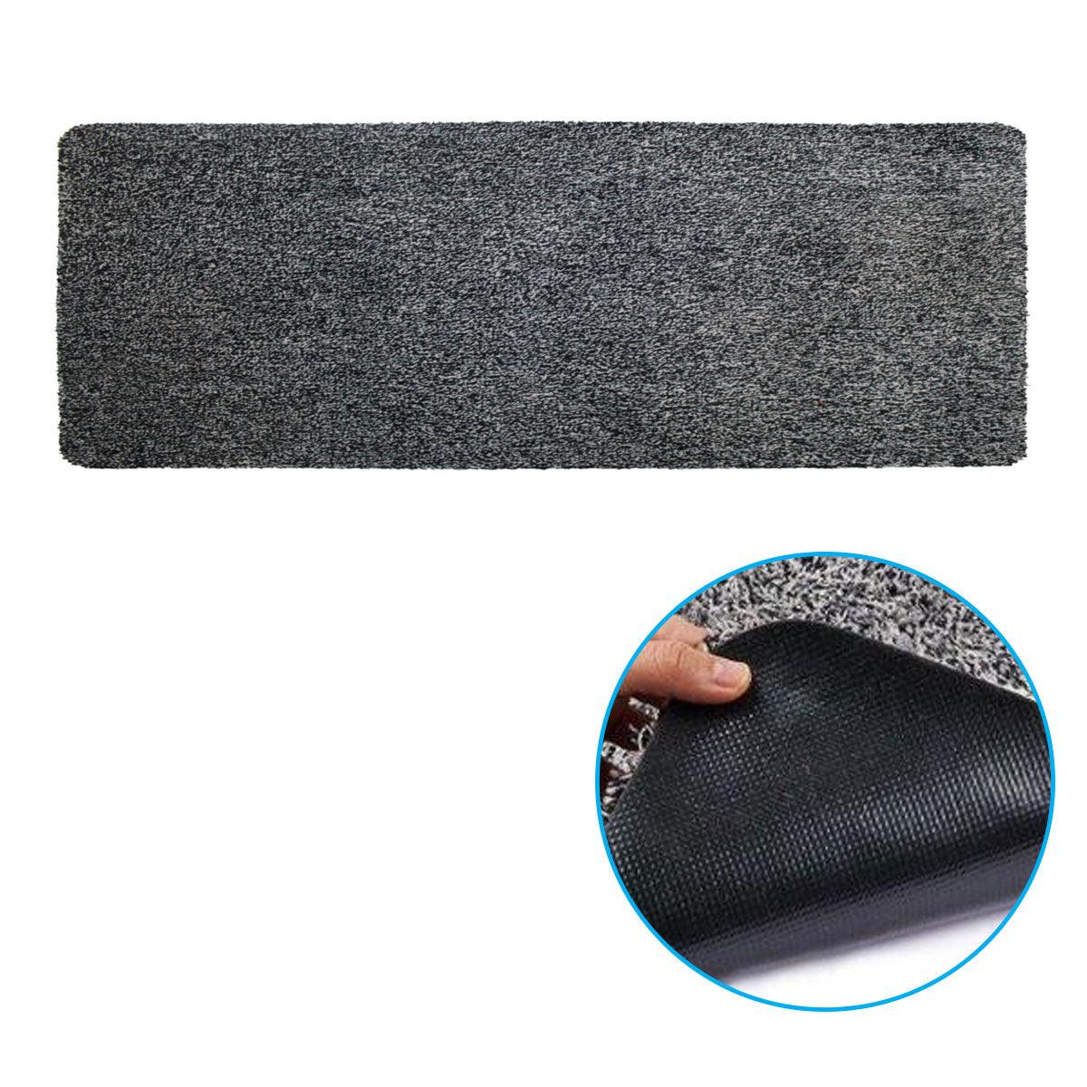 Buy Amazing Absorbent Runner Mat 150 x 57 cm Black/Charcoal/White discounted | Products On Sale Australia