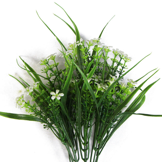 Buy Artificial Daisy Grass Stem UV 30cm discounted | Products On Sale Australia