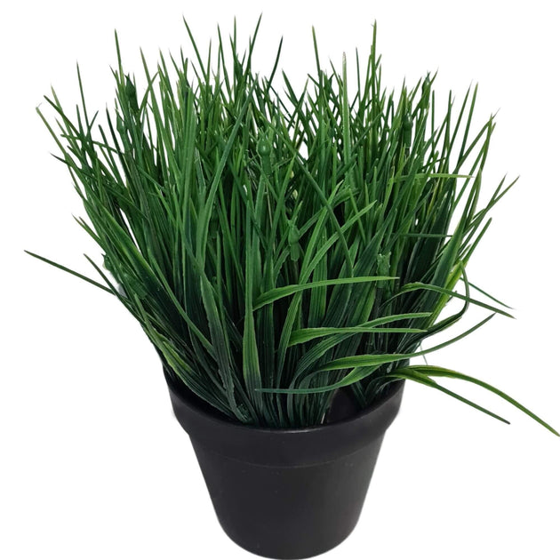Artificial Ornamental Potted Dense Green Grass UV Resistant 30cm (Overstock Clearance) Products On Sale Australia | Home & Garden > Artificial Plants Category
