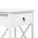 Buy Artiss 2 X Bedside Table 1 Drawer with Shelf - EMMA White discounted | Products On Sale Australia