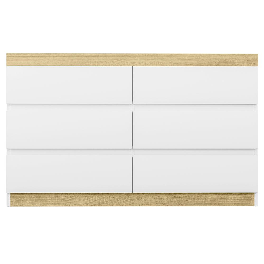 Buy Artiss 6 Chest of Drawers Cabinet Dresser Table Tallboy Storage Bedroom White discounted | Products On Sale Australia