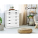 Artiss 6 Chest of Drawers - MYLA White Products On Sale Australia | Furniture > Bedroom Category