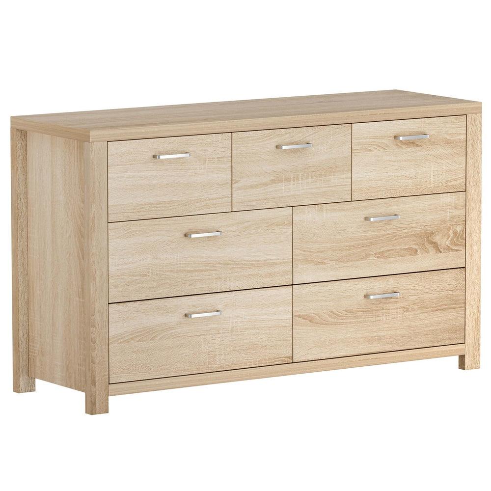 Buy Artiss 7 Chest of Drawers - MAXI Pine discounted | Products On Sale Australia
