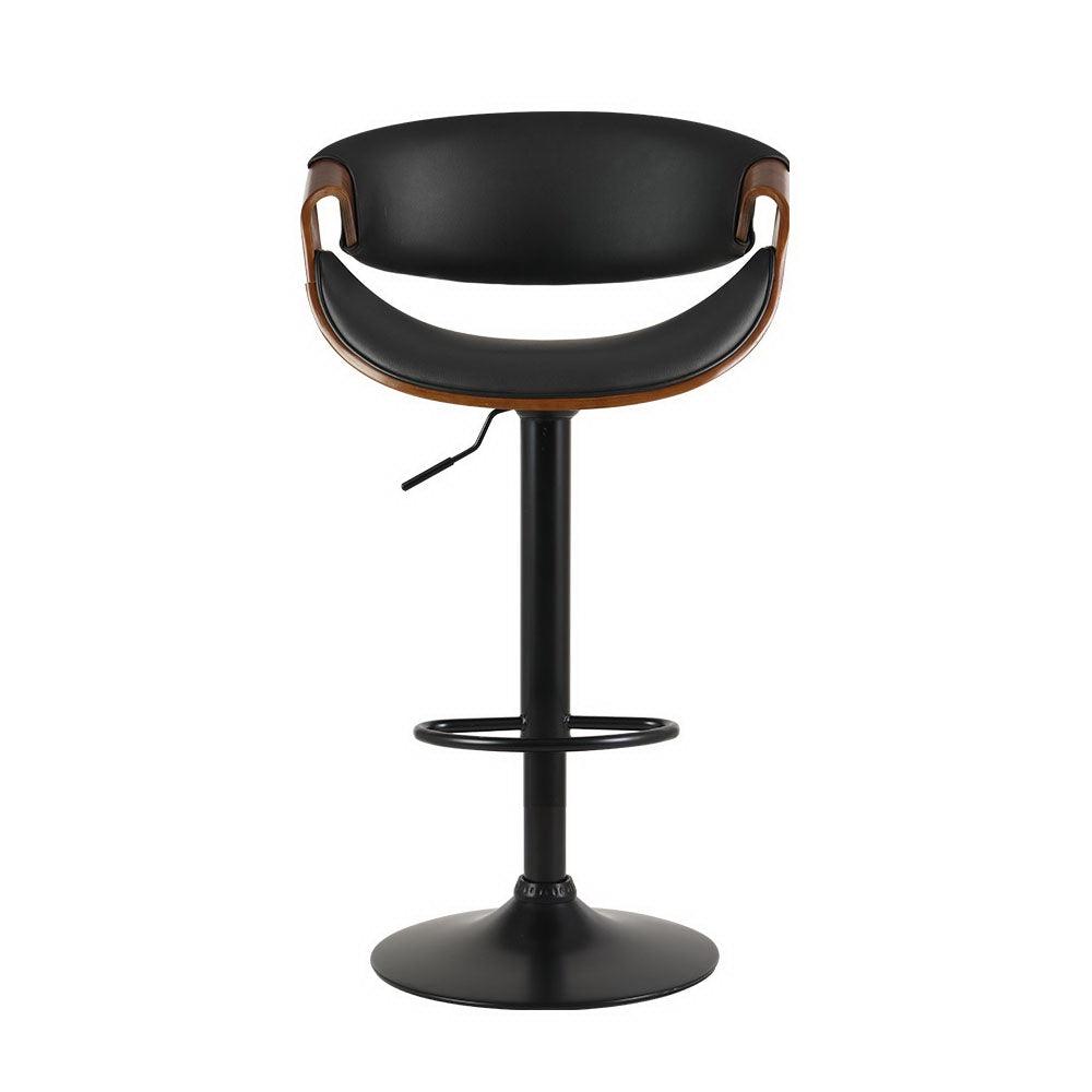 Buy Artiss Bar Stools Gas Lift Leather w/Armrest discounted | Products On Sale Australia