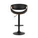 Buy Artiss Bar Stools Gas Lift Leather w/Armrest discounted | Products On Sale Australia