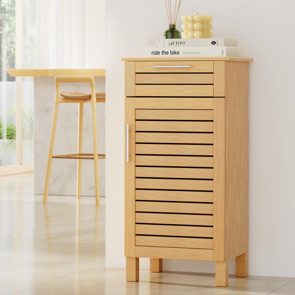 Buy Artiss Bathroom Cabinet Storage 90cm wooden JILL discounted | Products On Sale Australia