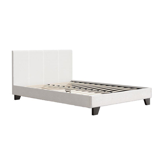 Artiss Bed Frame Double Size Boucle NEO Products On Sale Australia | Furniture > Bedroom Category