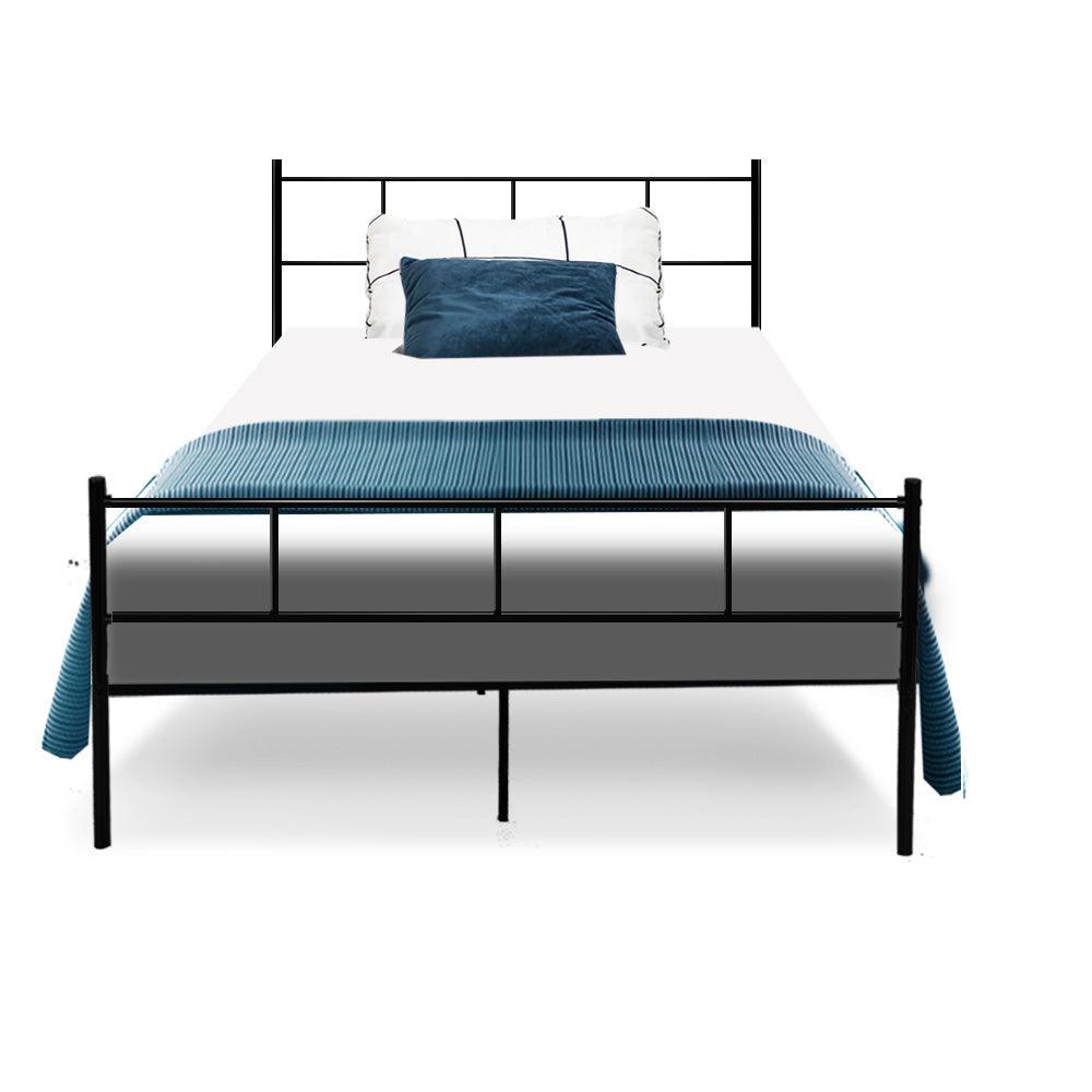 Buy Artiss Bed Frame King Single Metal Bed Frames SOL discounted | Products On Sale Australia