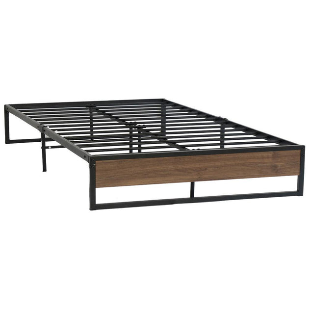 Artiss Bed Frame Metal Frame Bed Base OSLO - Double Products On Sale Australia | Furniture > Bedroom Category
