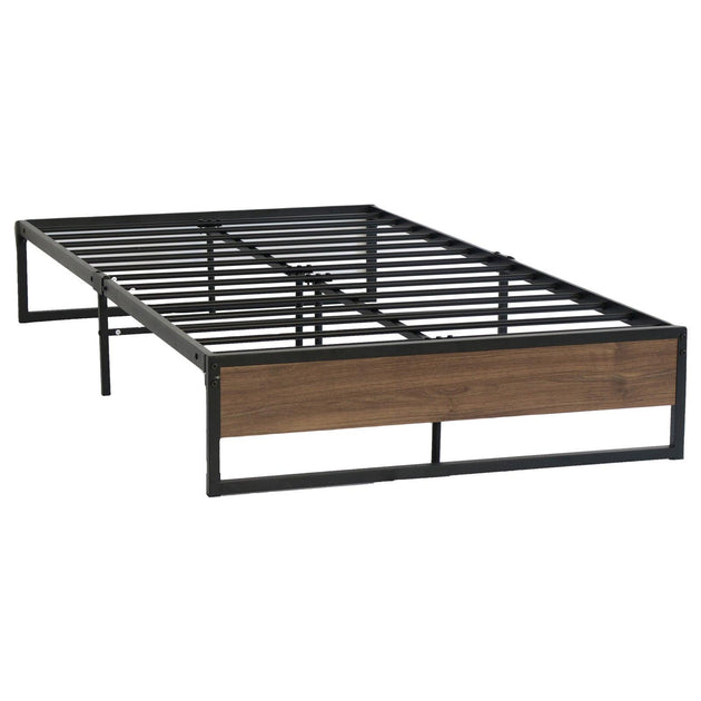 Artiss Bed Frame Metal Frame Bed Base OSLO - King Single Products On Sale Australia | Furniture > Bedroom Category