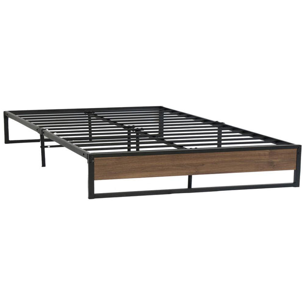 Buy Artiss Bed Frame Metal Frame Bed Base OSLO - Queen discounted | Products On Sale Australia