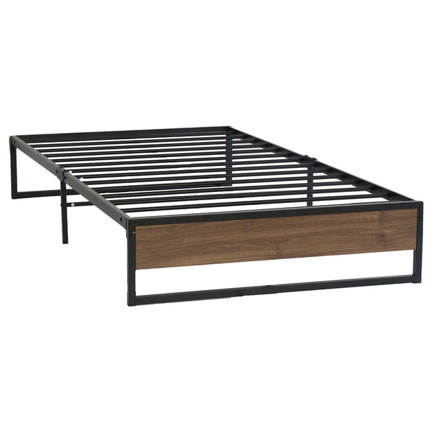 Buy Artiss Bed Frame Metal Frame Bed Base OSLO - Single discounted | Products On Sale Australia