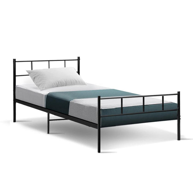 Buy Artiss Bed Frame Single Metal Bed Frames SOL discounted | Products On Sale Australia