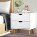 Buy Artiss Bedside Table 2 Drawers - ANDERS White discounted | Products On Sale Australia