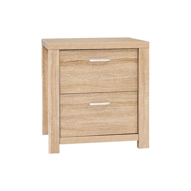 Artiss Bedside Table 2 Drawers - MAXI Pine Products On Sale Australia | Furniture > Bedroom Category