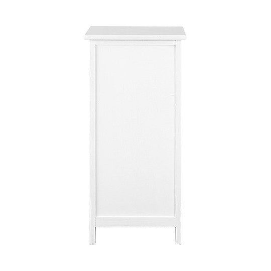 Buy Artiss Bedside Table Bathroom Storage Cabinet 3 Drawers White discounted | Products On Sale Australia