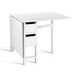 Buy Artiss Dining Table Rectangular Extendable White discounted | Products On Sale Australia