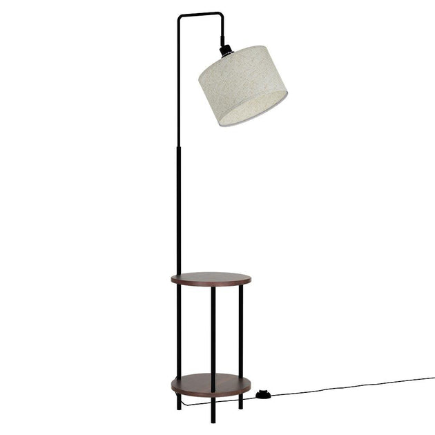 Artiss Floor Lamp 2 Tier Shelf Storage LED Light Stand Home Room Adjustable Head Products On Sale Australia | Furniture > Bedroom Category