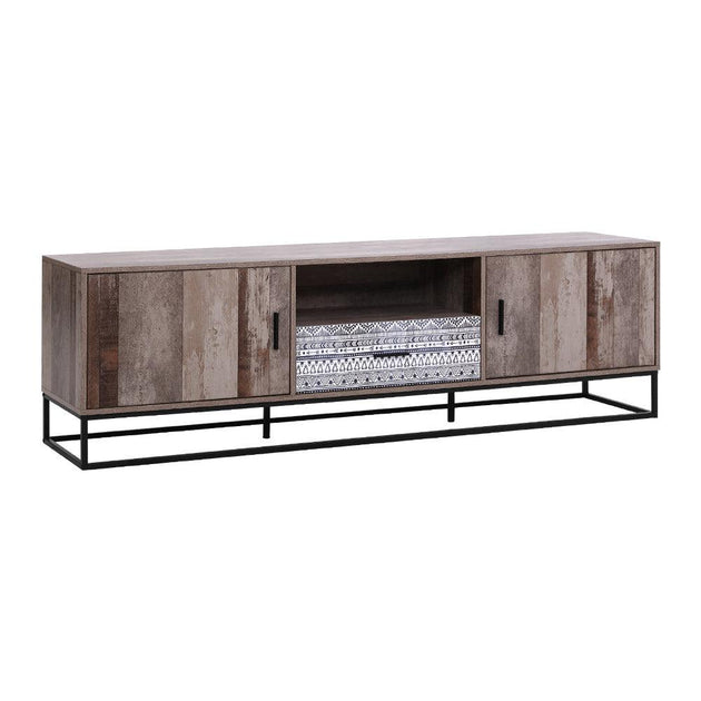 Buy Artiss TV Cabinet Entertainment Unit 180cm Industrial discounted | Products On Sale Australia