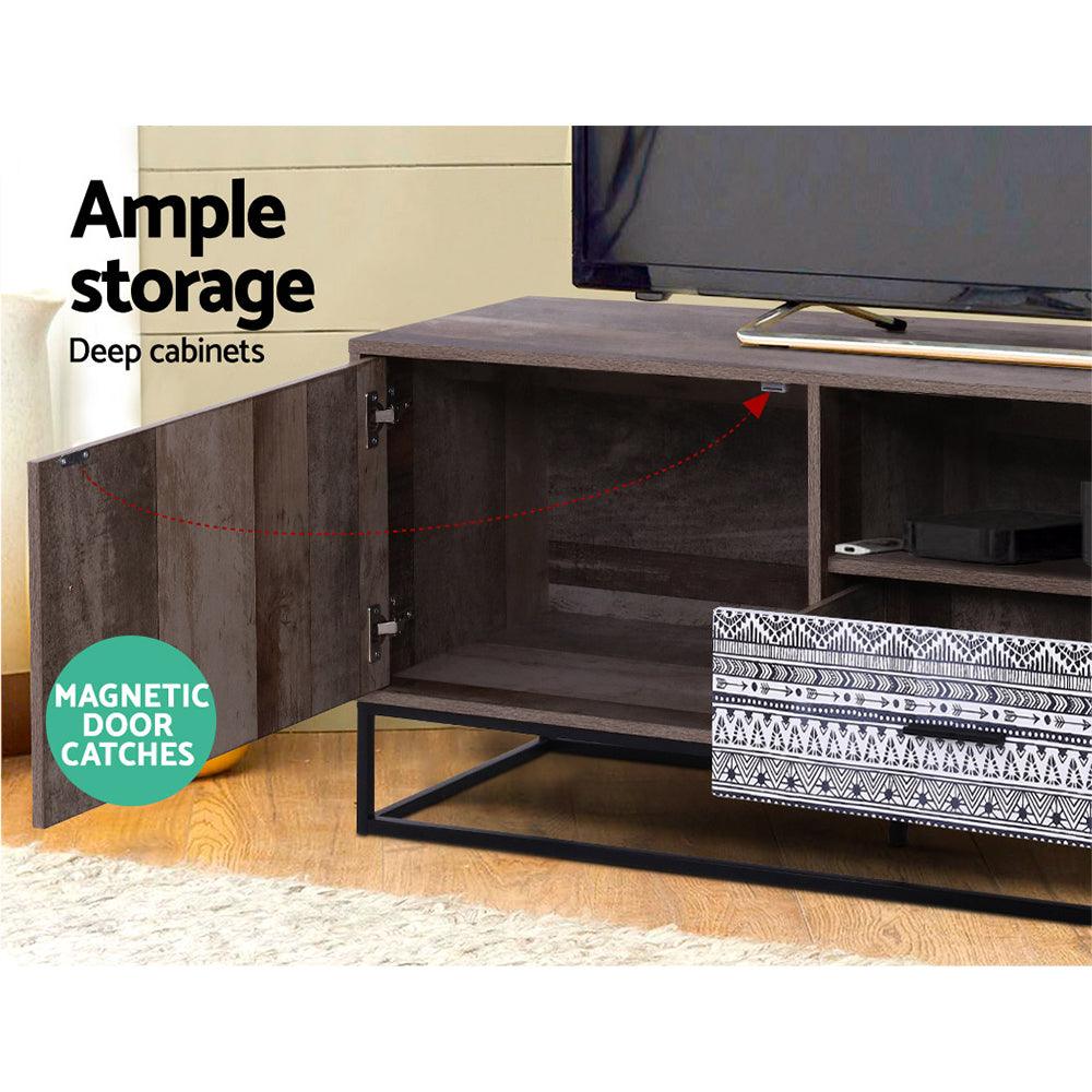 Buy Artiss TV Cabinet Entertainment Unit 180cm Industrial discounted | Products On Sale Australia